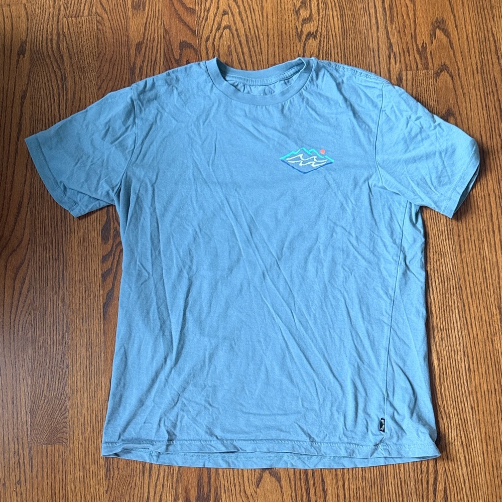 Billabong Light Blue Short-Sleeve Wave Tee🌿